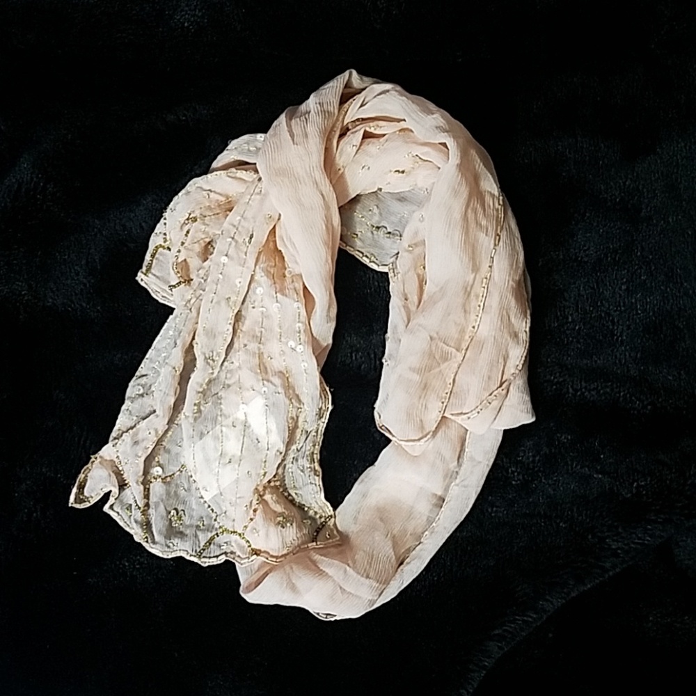Express light pink lightweight scarf